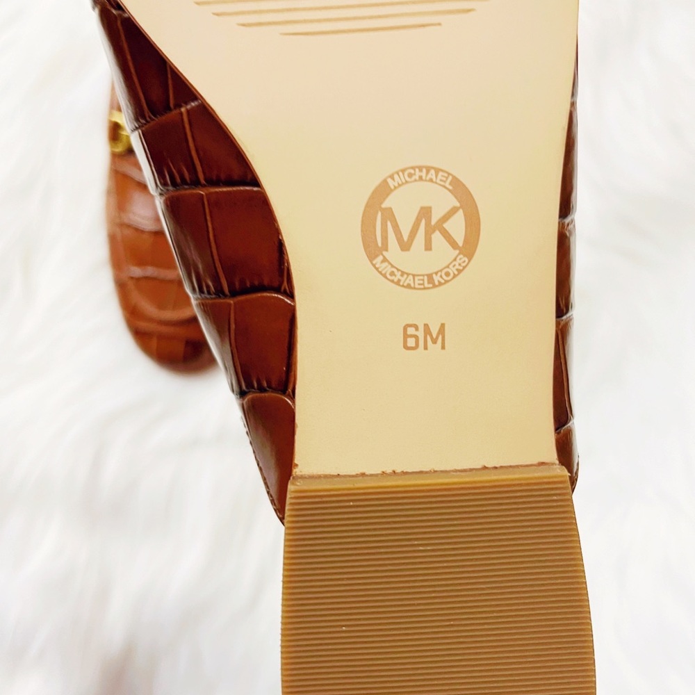 Michael Kors Charlton Crocodile Slides ✨ Brand new - Picture 3 of 3